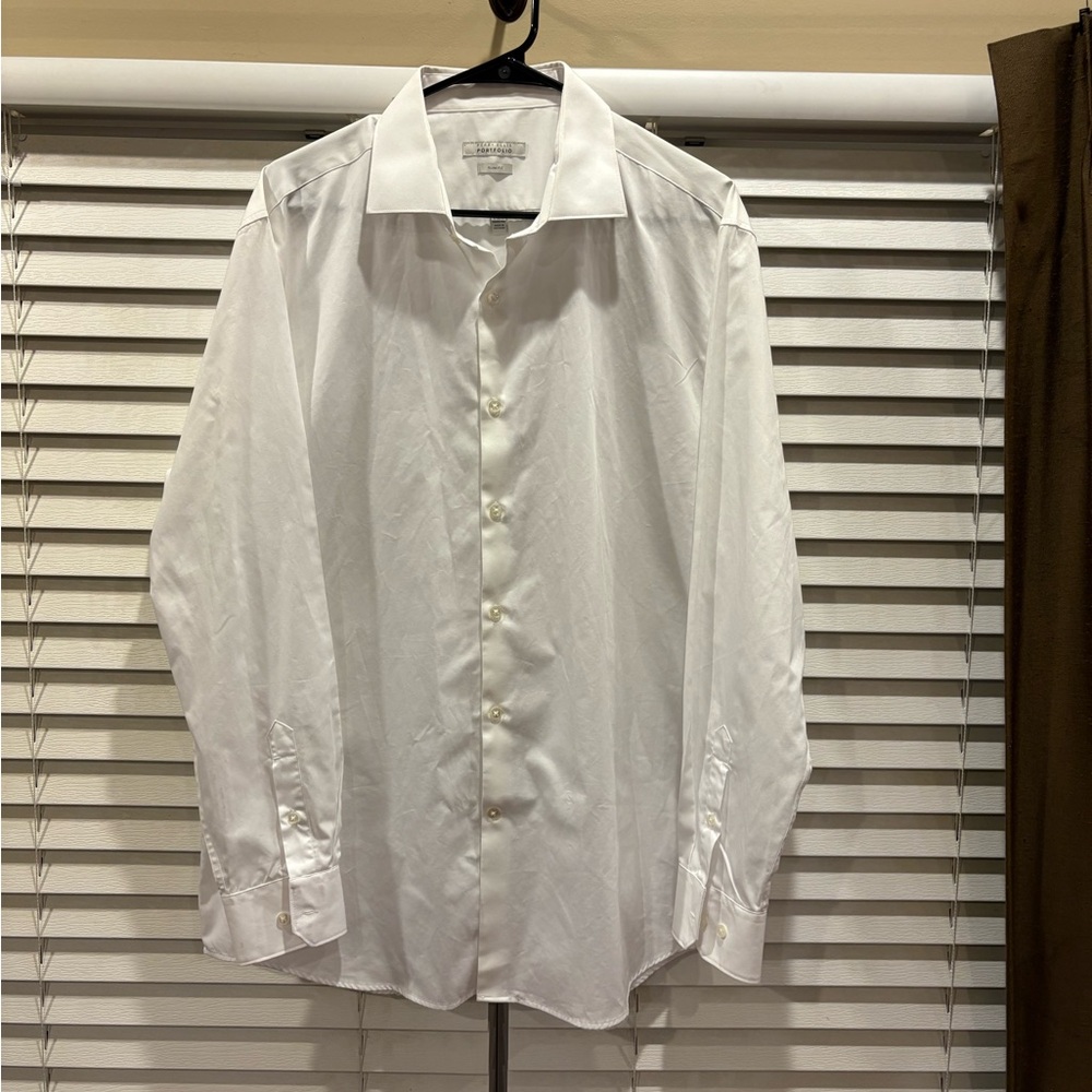 Perry Ellis Crisp White Dress Shirt - Picture 4 of 4